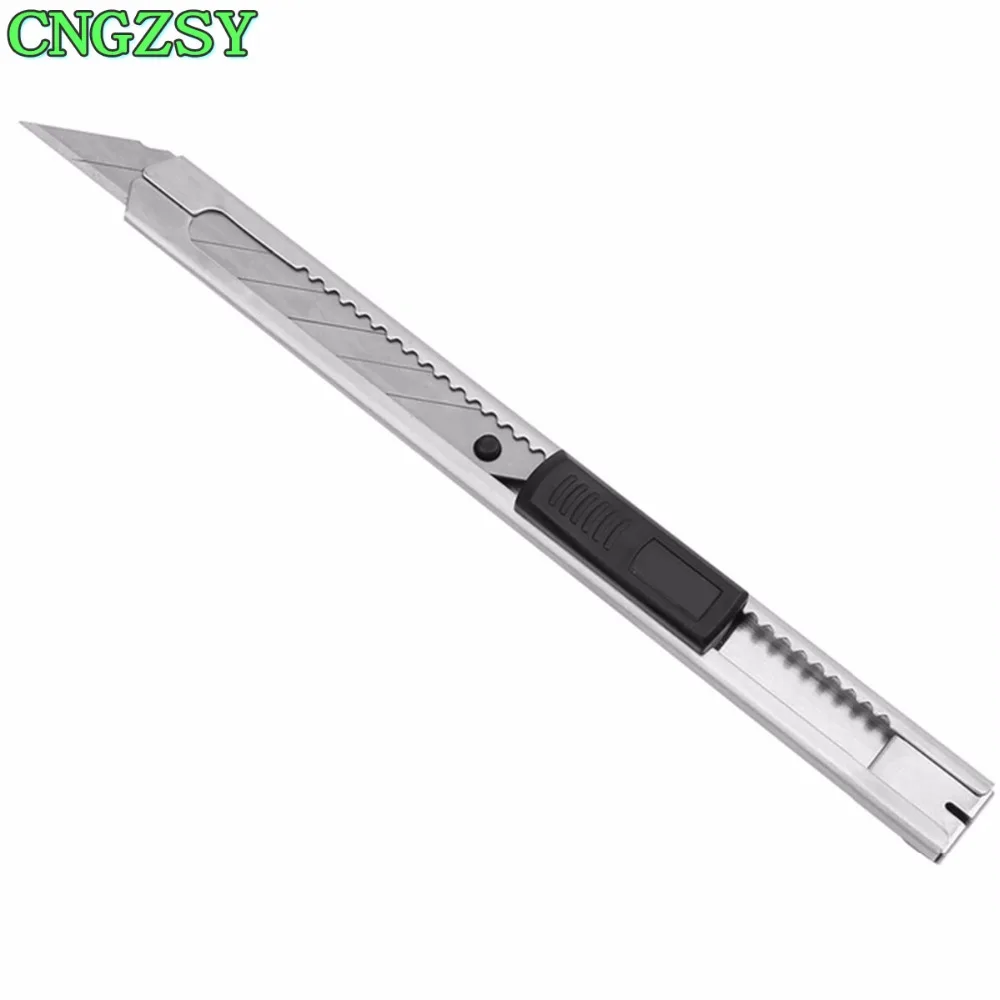 Stainless Steel 30 Degree Blade Office Knife Diy Art Cutter Knife Stationery School Tools Paper Tailoring Car Wraps Knives E02
Stainless Steel 30 Degree Blade Office Knife Diy Art Cutter Knife Stationery School Tools Paper Tailoring Car Wraps Knives E02