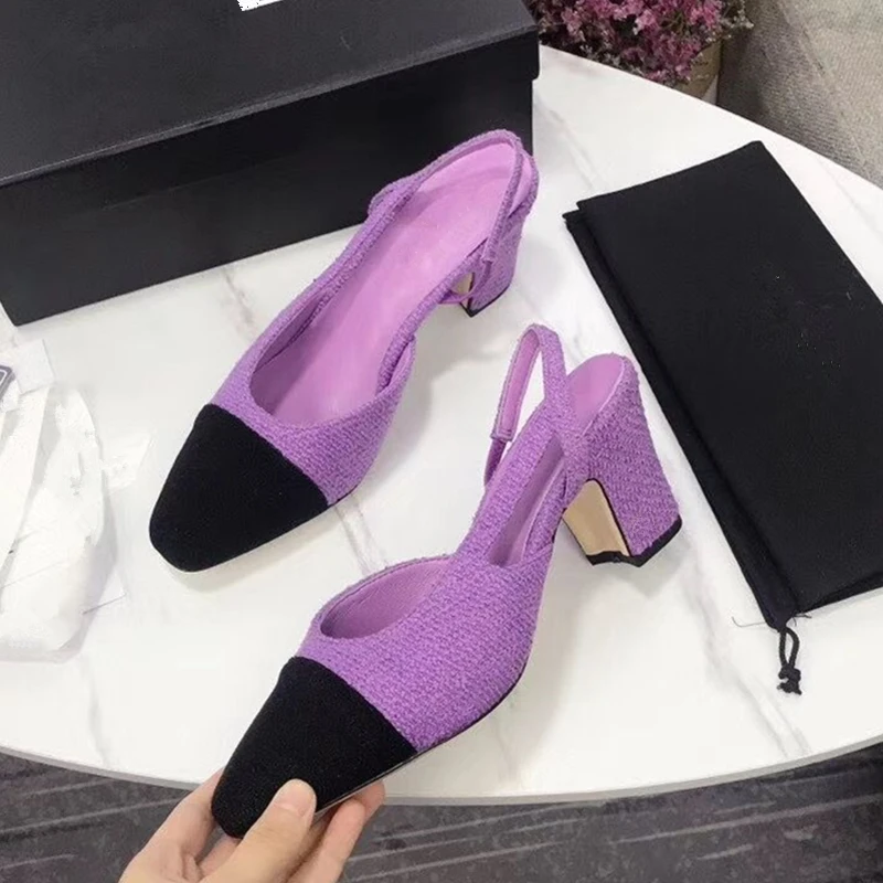 Prowow Woman High Heels Shoes Sexy Cloth Chunky Heels Sandals Luxury Design Women Summer Pumps Singback High Heels Shoes
Prowow Woman High Heels Shoes Sexy Cloth Chunky Heels Sandals Luxury Design Women Summer Pumps Singback High Heels Shoes