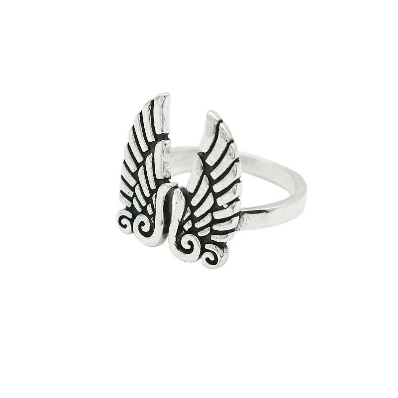 Fengxiaoling New Arrivals Retro Wings Rings Real 925 Sterling Silver Personality Angel Wings Silver Ring Fashion Party Jewelry
Fengxiaoling New Arrivals Retro Wings Rings Real 925 Sterling Silver Personality Angel Wings Silver Ring Fashion Party Jewelry