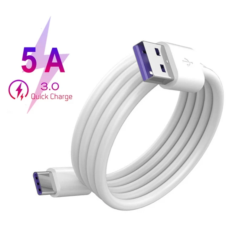 5A Super Quick Charging Type-C USB Data Cable for Huawei Mate 40 30 20 10 P40 P30 P20 Pro P10 Plus Nova 4 5 Pro Honor V30 20 V20
5A Super Quick Charging Type-C USB Data Cable for Huawei Mate 40 30 20 10 P40 P30 P20 Pro P10 Plus Nova 4 5 Pro Honor V30 20 V20