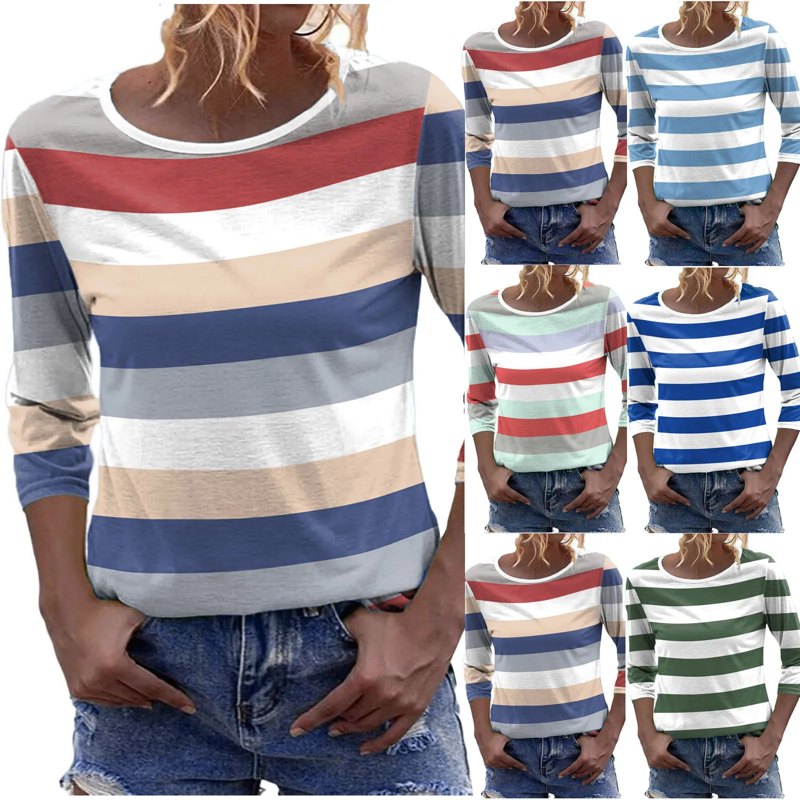Plus Size Stripe Print Loose Shirts Casual Long Sleeve Shirt Blusas Autumn Winter Women Blouses and Tops Vintage Streetwear
Plus Size Stripe Print Loose Shirts Casual Long Sleeve Shirt Blusas Autumn Winter Women Blouses and Tops Vintage Streetwear