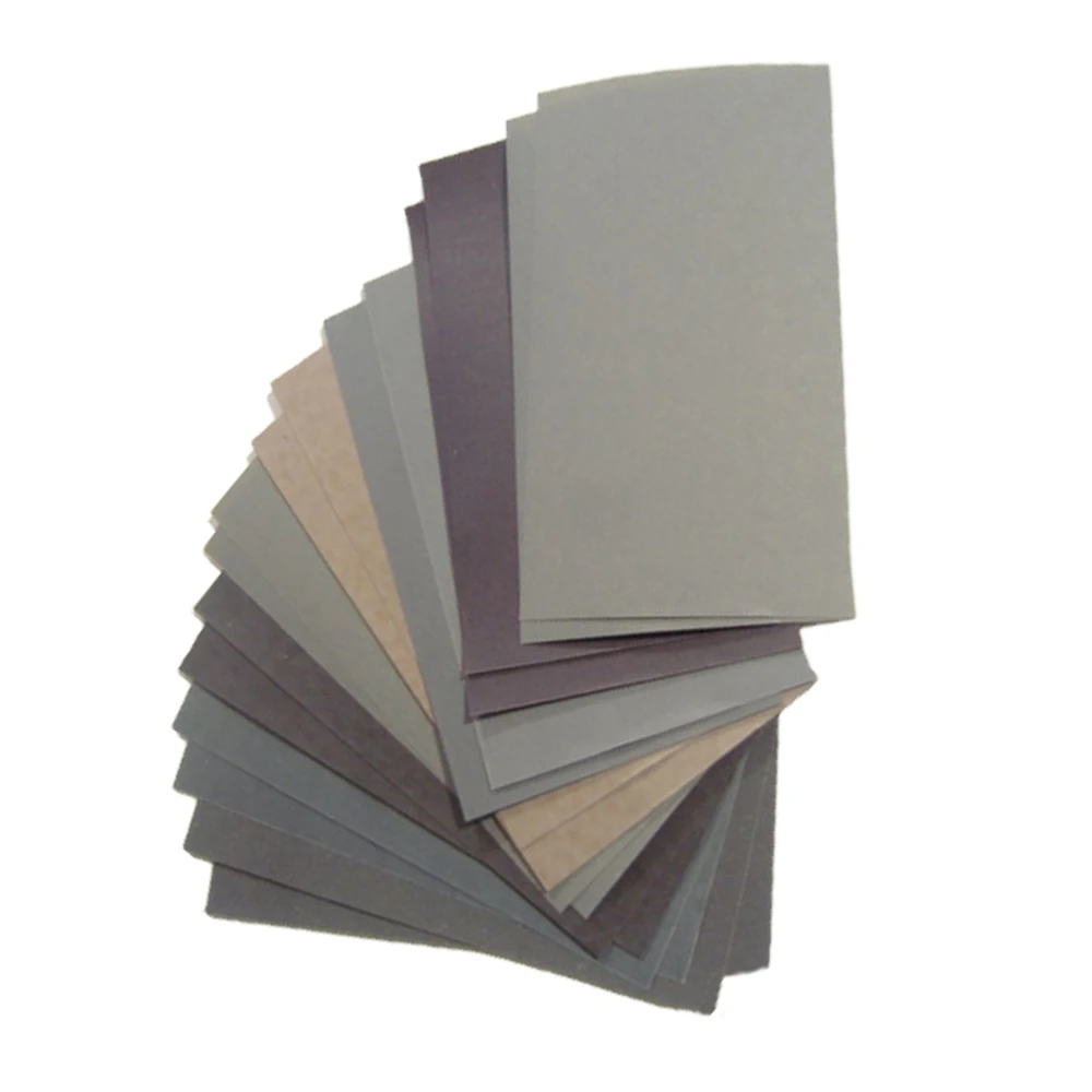 15pcs Sandpaper Set 400 600 3000 800 1000 1200 1500 2000 2500 Grit Sanding Paper Water/Dry Abrasive SandPapers
15pcs Sandpaper Set 400 600 3000 800 1000 1200 1500 2000 2500 Grit Sanding Paper Water/Dry Abrasive SandPapers