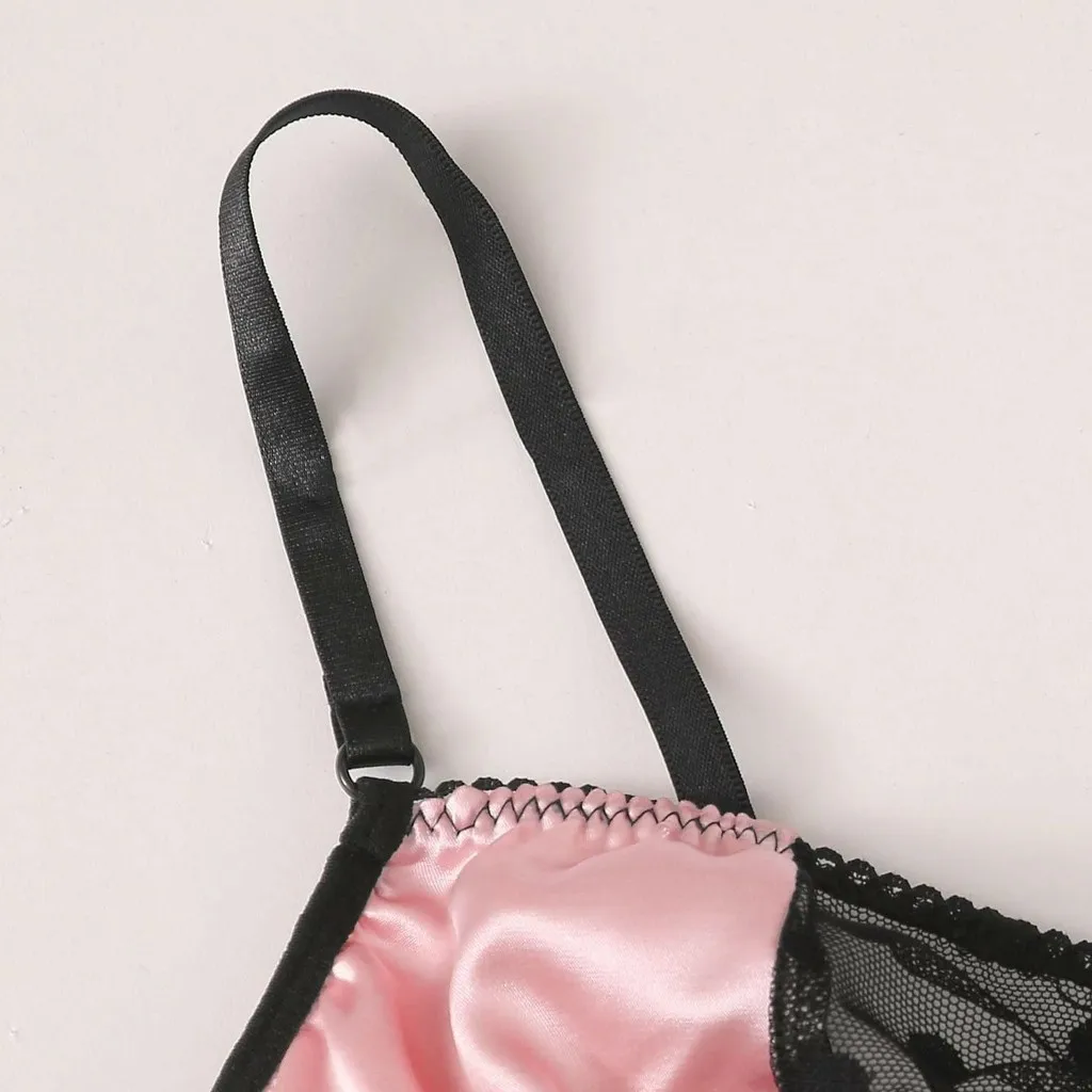 Silk Satin Sexy Lingerie Women Dot Mesh Perspective Underwear Set Lenceria Sensual Mujer Erotic Hot Seamless Bra and Brief Sets
Silk Satin Sexy Lingerie Women Dot Mesh Perspective Underwear Set Lenceria Sensual Mujer Erotic Hot Seamless Bra and Brief Sets