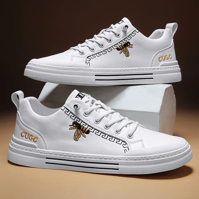 European fashion white shoes lazy casual leather shoes leather soft sole men's shoes autumn and winter net red youth breathable
European fashion white shoes lazy casual leather shoes leather soft sole men's shoes autumn and winter net red youth breathable