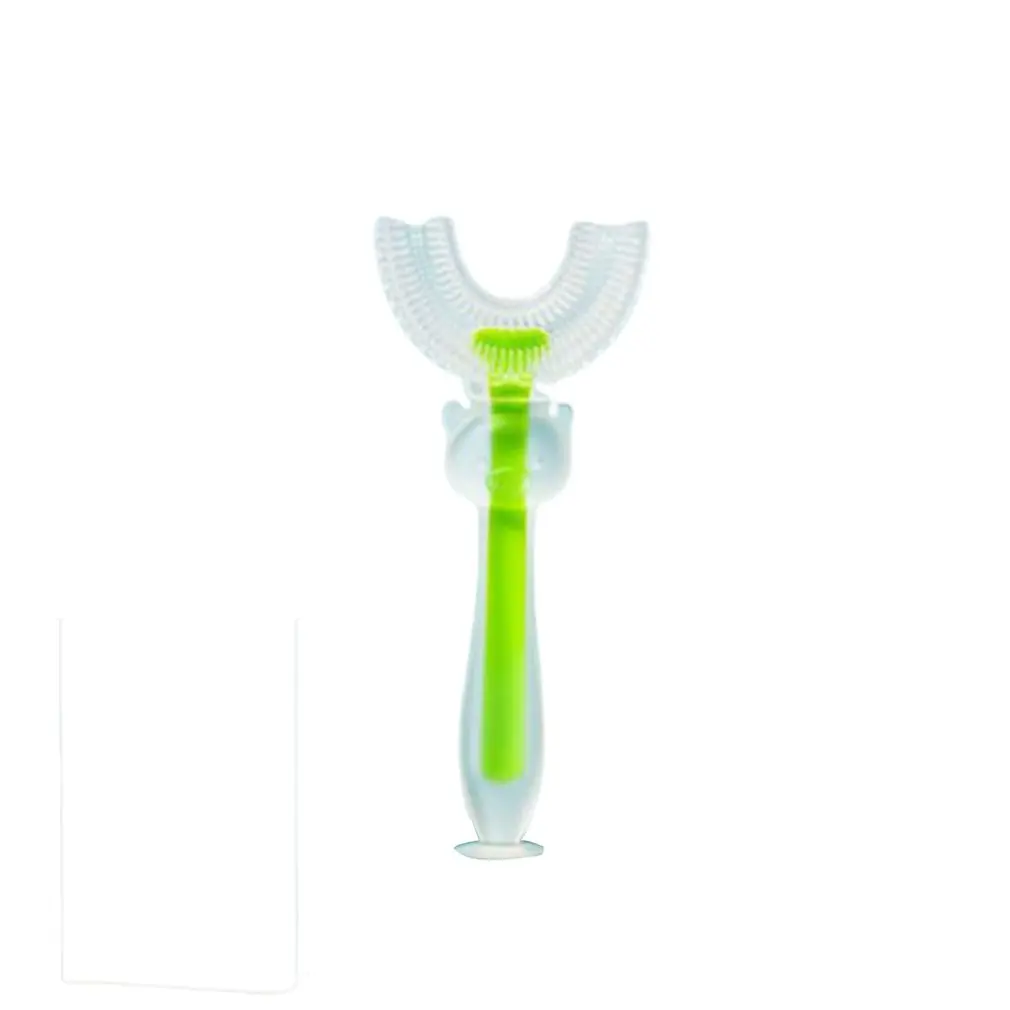 Children's U-Shaped Silicone Toothbrush Training Cleaning Cartoon Toothbrush Oral Care Convenient And Simple Toothbrush
Children's U-Shaped Silicone Toothbrush Training Cleaning Cartoon Toothbrush Oral Care Convenient And Simple Toothbrush