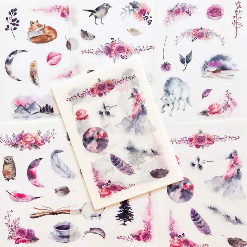 6 Sheets/Pack Mystery Forest Area Sticker Adhesive Craft Stick Label Notebook Computer Phone DIY Decoration
6 Sheets/Pack Mystery Forest Area Sticker Adhesive Craft Stick Label Notebook Computer Phone DIY Decoration