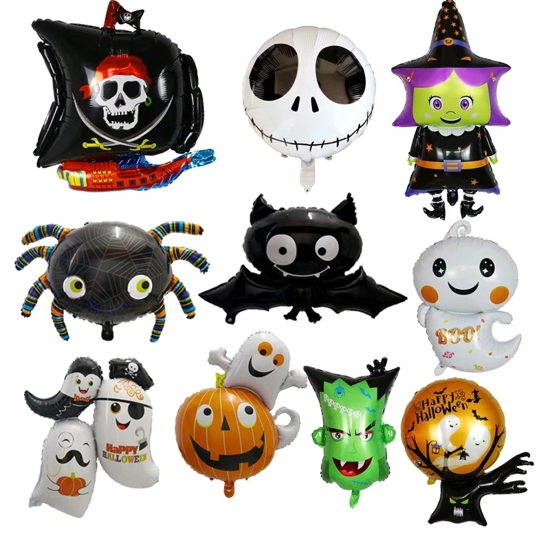 10/20/50pcs Halloween Balloons Halloween Decoration Spider Bat Pumpkin Ghost Skull Ballon Halloween Children's Toys Air Balloons
10/20/50pcs Halloween Balloons Halloween Decoration Spider Bat Pumpkin Ghost Skull Ballon Halloween Children's Toys Air Balloons