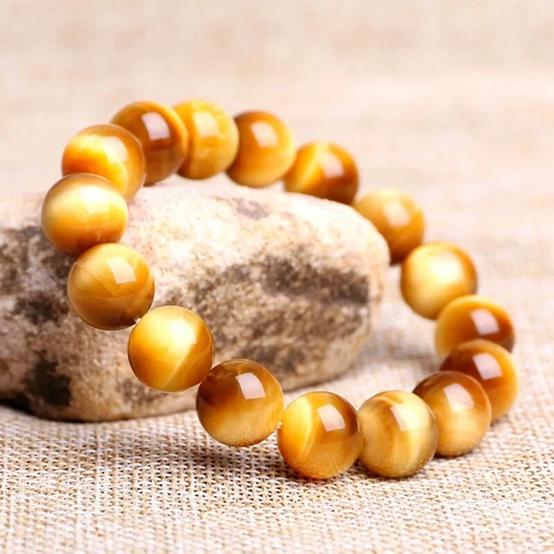14mm Natural Tiger Eye Bracelet For Women Men Luck Healing Gift Crystal Gemstone Yellow Round Beads Strands Jewelry AAAAA
14mm Natural Tiger Eye Bracelet For Women Men Luck Healing Gift Crystal Gemstone Yellow Round Beads Strands Jewelry AAAAA