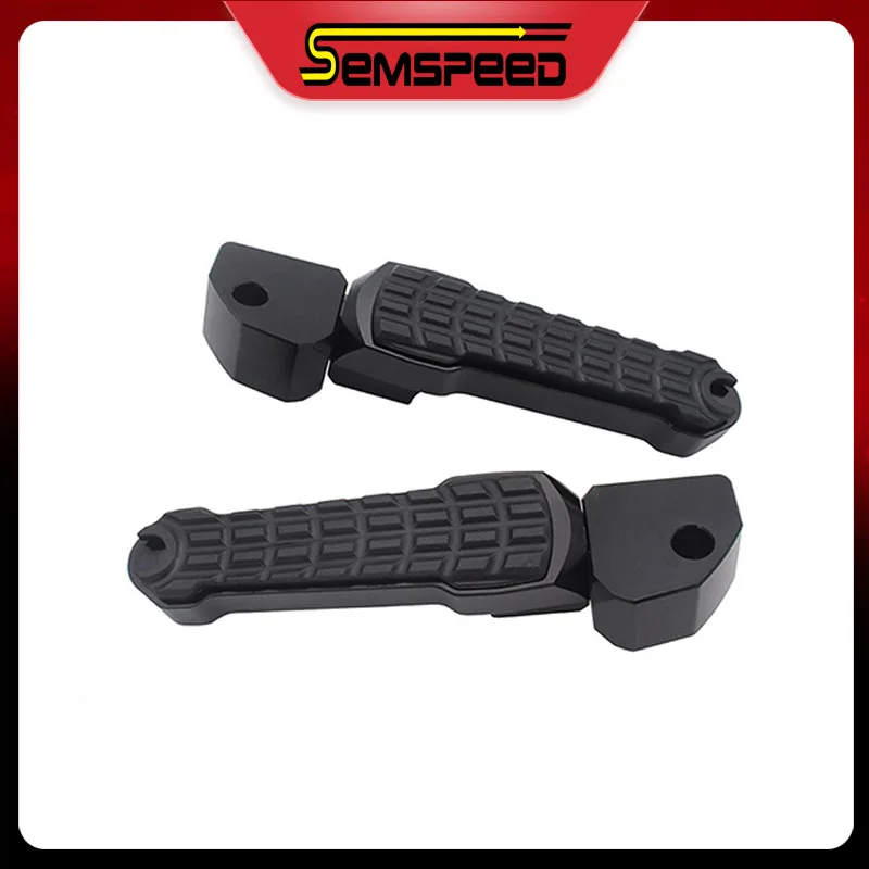 SEMSPEED Universal CNC Motorcycle Rear Passenger Foot Peg Pedals For Yamaha XMAX NMAX TMAX MT-09 Tracer 700 YZF-R1 R3 DT125 FZ6
SEMSPEED Universal CNC Motorcycle Rear Passenger Foot Peg Pedals For Yamaha XMAX NMAX TMAX MT-09 Tracer 700 YZF-R1 R3 DT125 FZ6