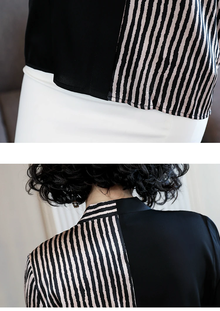 Blouse Women Blusas Mujer De Moda 2021 V-neck Striepd Chiffon Office Blouse Shirt For Women Long Sleeve Women Shirts Tops D478
Blouse Women Blusas Mujer De Moda 2021 V-neck Striepd Chiffon Office Blouse Shirt For Women Long Sleeve Women Shirts Tops D478