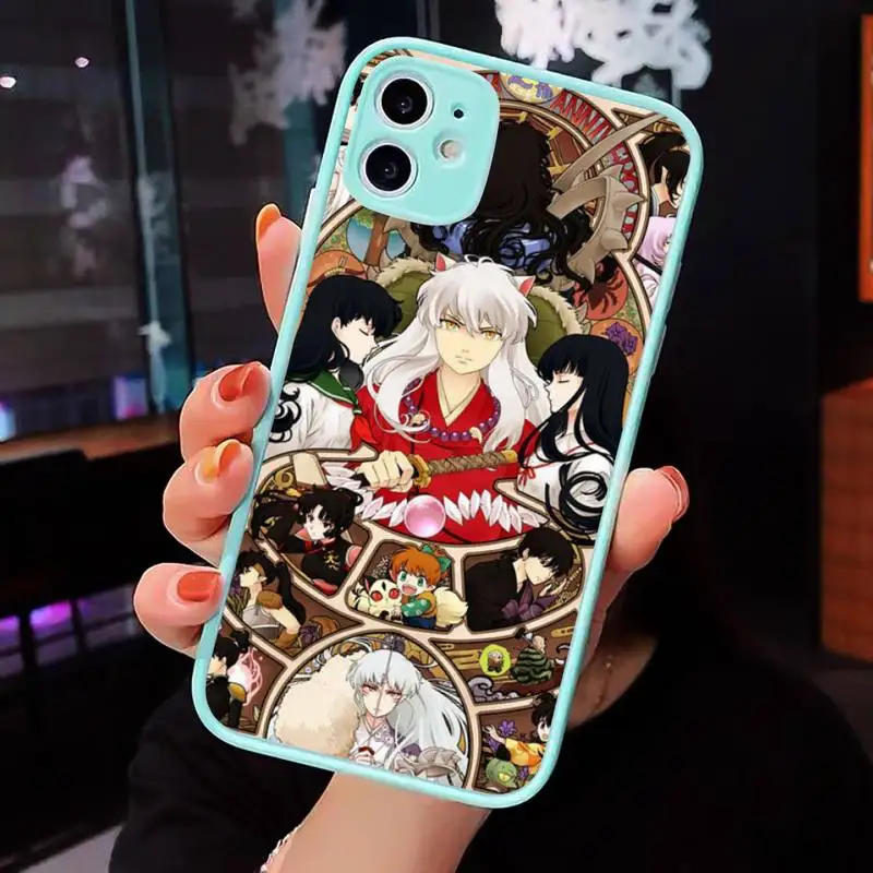 Inuyasha Japan Anime Phone Case For iPhone 12 11 Mini Pro XR XS Max 7 8 Plus X Matte transparent blue Back Cover
Inuyasha Japan Anime Phone Case For iPhone 12 11 Mini Pro XR XS Max 7 8 Plus X Matte transparent blue Back Cover