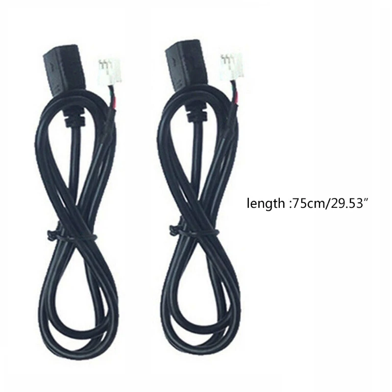 2 шт., 4-контактный + 6-контактный разъем, USB-кабель для автомагнитолы, 1 м, USB-кабель, USB-адаптер R3MD
2 шт., 4-контактный + 6-контактный разъем, USB-кабель для автомагнитолы, 1 м, USB-кабель, USB-адаптер R3MD