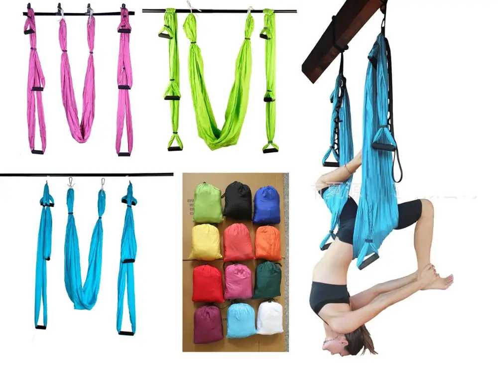 Yoga Hammock Swing Parachute Fabric Inversion Therapy Anti-gravity High Strength Decompression Hammock Yoga Gym Hanging 6 Grip
Yoga Hammock Swing Parachute Fabric Inversion Therapy Anti-gravity High Strength Decompression Hammock Yoga Gym Hanging 6 Grip