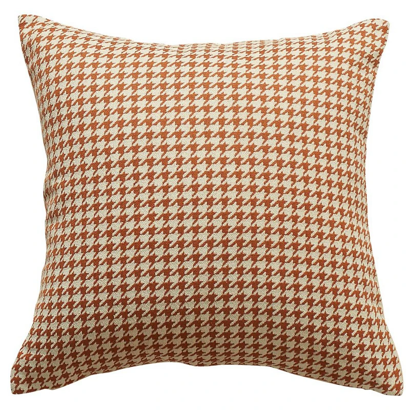 Zerolife 17'' Throw Pillow High Precision Polyester Pillow Case For Living Room Decoration Sofa Covers Pillow Orange Houndstooth
Zerolife 17'' Throw Pillow High Precision Polyester Pillow Case For Living Room Decoration Sofa Covers Pillow Orange Houndstooth