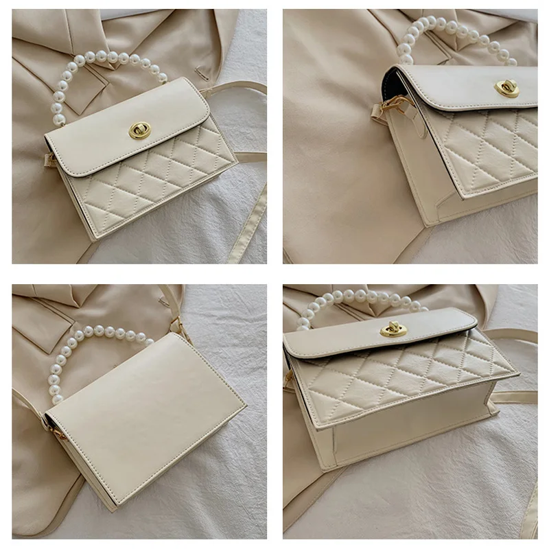 Fashion Flap Shoulder Bag Beading Top-handle Bags For Women Small Handbags Designer Female Crossbody Messenger Bags
Fashion Flap Shoulder Bag Beading Top-handle Bags For Women Small Handbags Designer Female Crossbody Messenger Bags