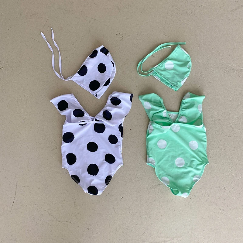 HAYANA 2021 Summer New Girls Swimsuit Print Dot O-Neck Cute Swimwear Clothes Children With Hat
HAYANA 2021 Summer New Girls Swimsuit Print Dot O-Neck Cute Swimwear Clothes Children With Hat