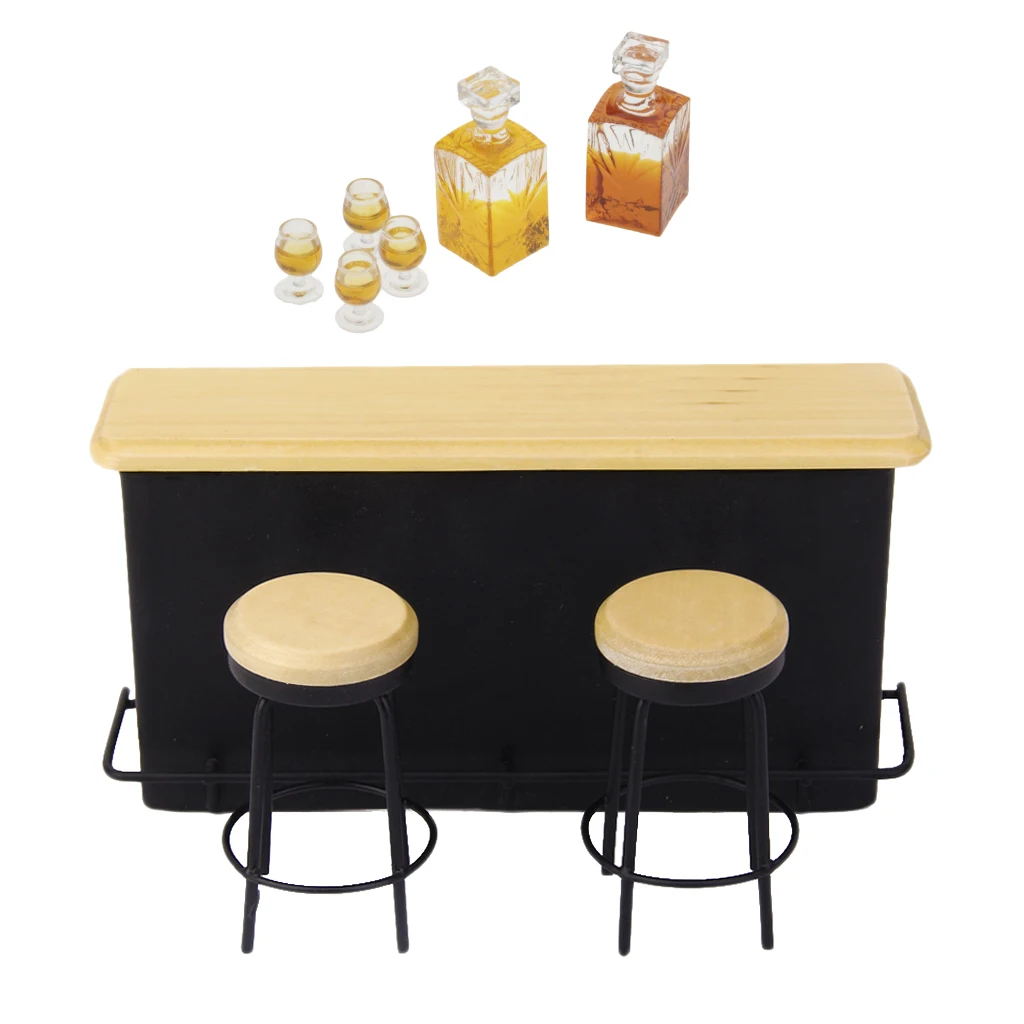 1/12 Scale Dollhouse Bar Cabinet Table Stool Liquor Wine Bottle Cups Kitchen Set
1/12 Scale Dollhouse Bar Cabinet Table Stool Liquor Wine Bottle Cups Kitchen Set