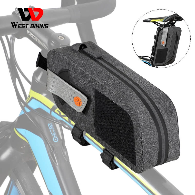 WEST BIKING Multifunctional Bicycle Bag Front Frame Saddle Bags Reflective Rainproof Tools Pannier MTB Road Cycling Accessories
WEST BIKING Multifunctional Bicycle Bag Front Frame Saddle Bags Reflective Rainproof Tools Pannier MTB Road Cycling Accessories