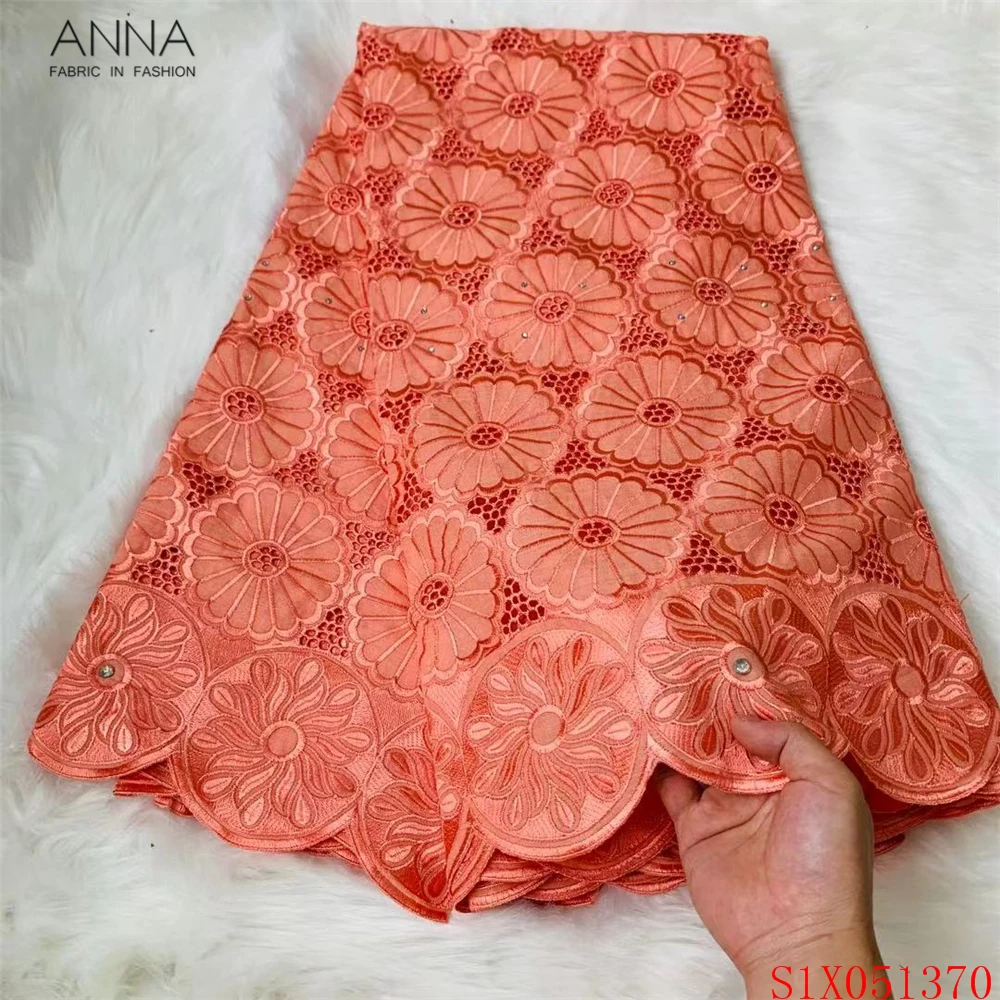 Anna orange embroidery with stones swiss lace fabric 100% cotton fabrics match rhinestones 5 yards 2021 dry laces french voile
Anna orange embroidery with stones swiss lace fabric 100% cotton fabrics match rhinestones 5 yards 2021 dry laces french voile