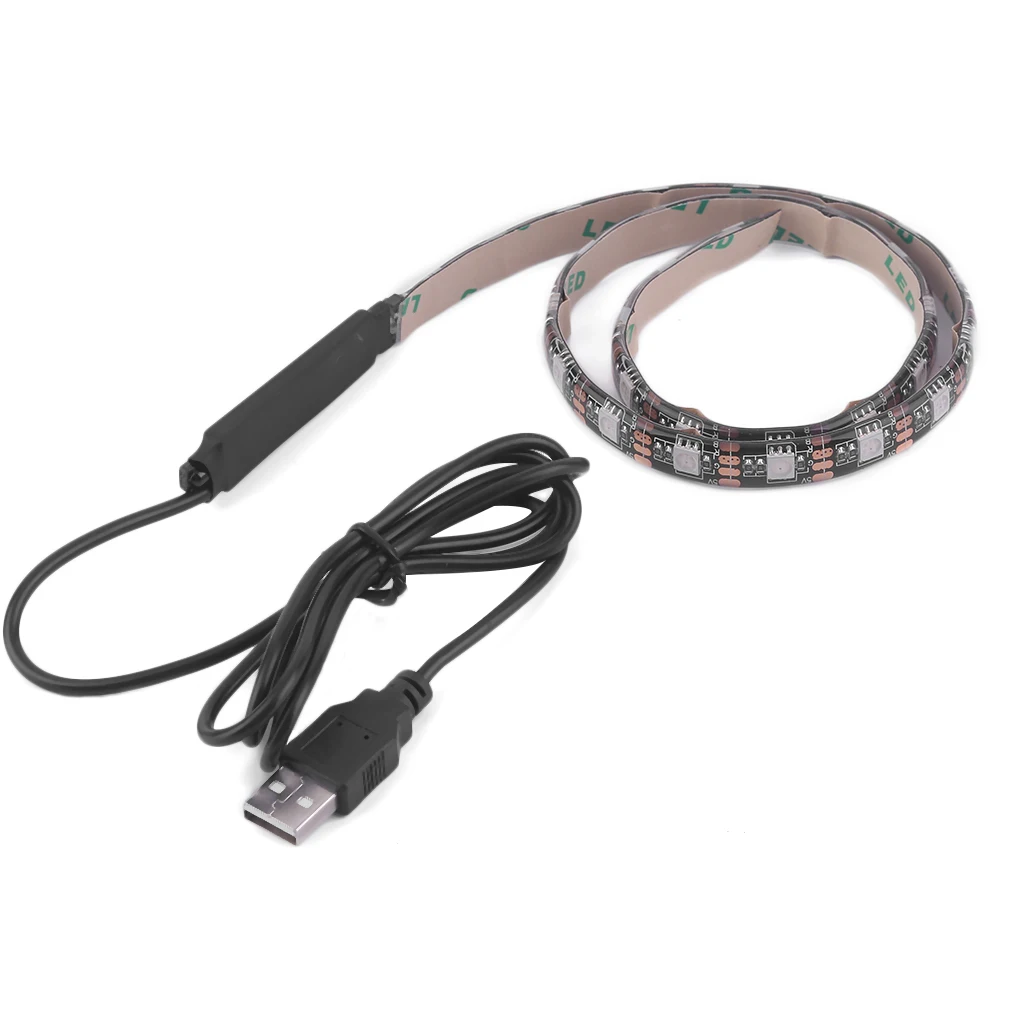 ICOCO RGB 5050 SMD LED Strip Lamps Waterproof Flexible LED Tape Light USB 5V Christmas Decoration Lamp Black Strip Light Hot
ICOCO RGB 5050 SMD LED Strip Lamps Waterproof Flexible LED Tape Light USB 5V Christmas Decoration Lamp Black Strip Light Hot