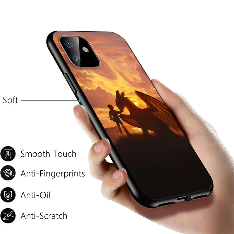 Train Your Anime dragon For Apple iPhone 12 11 Pro Max mini XS Max XR X 8 7 6 6S Plus 5S SE 2020 Soft Black Phone Case
Train Your Anime dragon For Apple iPhone 12 11 Pro Max mini XS Max XR X 8 7 6 6S Plus 5S SE 2020 Soft Black Phone Case