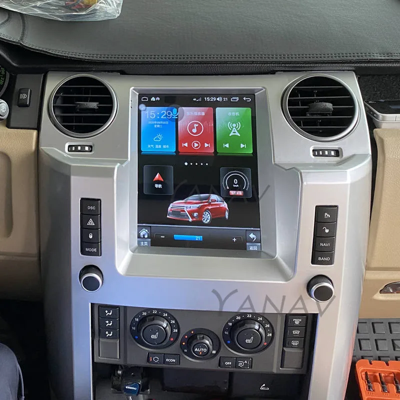 Автомобильное видео Android Авто 2 Din GPS головное устройство Carplay для Land Rover Discovery 3