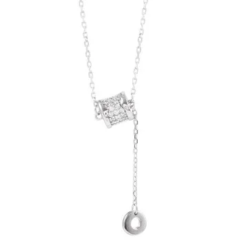 Valentine's Day S925 Silver Diamond Small Cylindrical Necklace Female Temperament Jewelry Accessories N04018
Valentine's Day S925 Silver Diamond Small Cylindrical Necklace Female Temperament Jewelry Accessories N04018