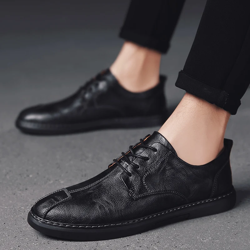 2020 New Men Shoes Casual Breathable Casual Leather Shoes Sapatos For Men Spring Fashion Zapatos Informales De Hombre
2020 New Men Shoes Casual Breathable Casual Leather Shoes Sapatos For Men Spring Fashion Zapatos Informales De Hombre