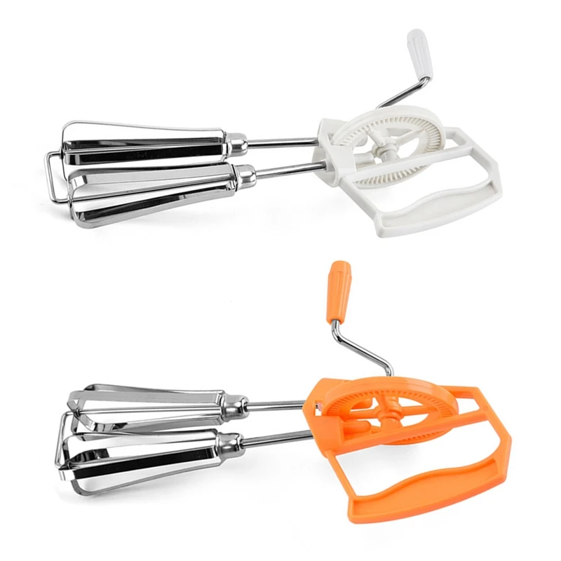 Rotary Hand Whisk Egg Beater Mixer Stainless Steel Manual Shaker Kitchen Blender
Rotary Hand Whisk Egg Beater Mixer Stainless Steel Manual Shaker Kitchen Blender