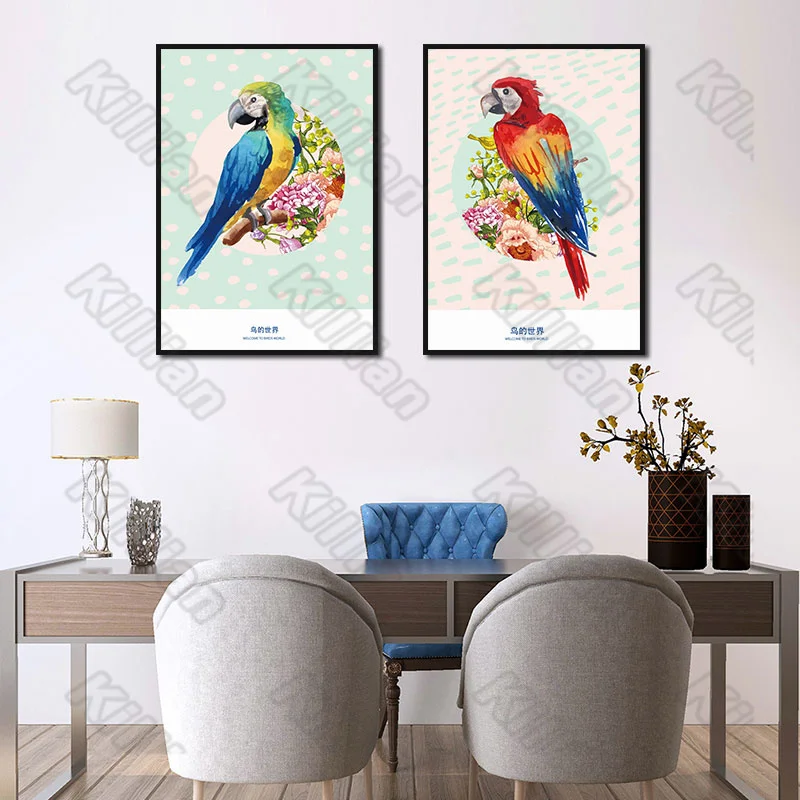 Simple and Beautiful Parrot Animal Canvas Painting Posters and Print Murals Modern Style for Living Room and Decoration
Simple and Beautiful Parrot Animal Canvas Painting Posters and Print Murals Modern Style for Living Room and Decoration
