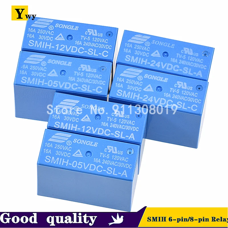 5 шт. SMIH-05v 12v 24VDC-SL-A -SL-C 6-pin/8-pin Реле 250V 16A SMIH-05VDC-SL-A SMIH-12VDC-SL-A SMIH-24VDC-SL-A SMIH-05VDC-SL-C
5 шт. SMIH-05v 12v 24VDC-SL-A -SL-C 6-pin/8-pin Реле 250V 16A SMIH-05VDC-SL-A SMIH-12VDC-SL-A SMIH-24VDC-SL-A SMIH-05VDC-SL-C