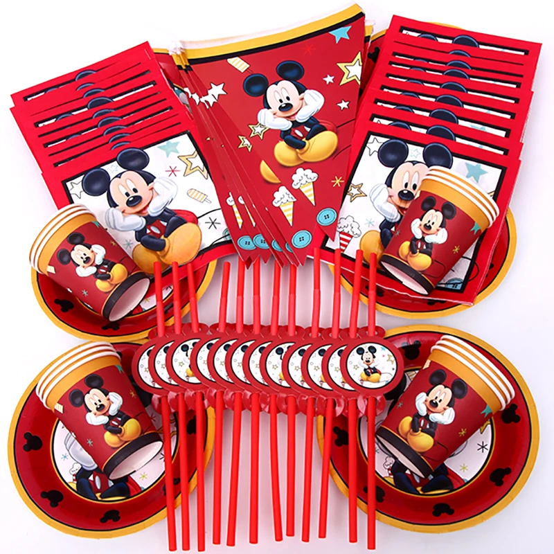 68pcs suitable for 12 people Mickey Mouse party red Mickey party tableware set children birthday party supplies decoration
68pcs suitable for 12 people Mickey Mouse party red Mickey party tableware set children birthday party supplies decoration
