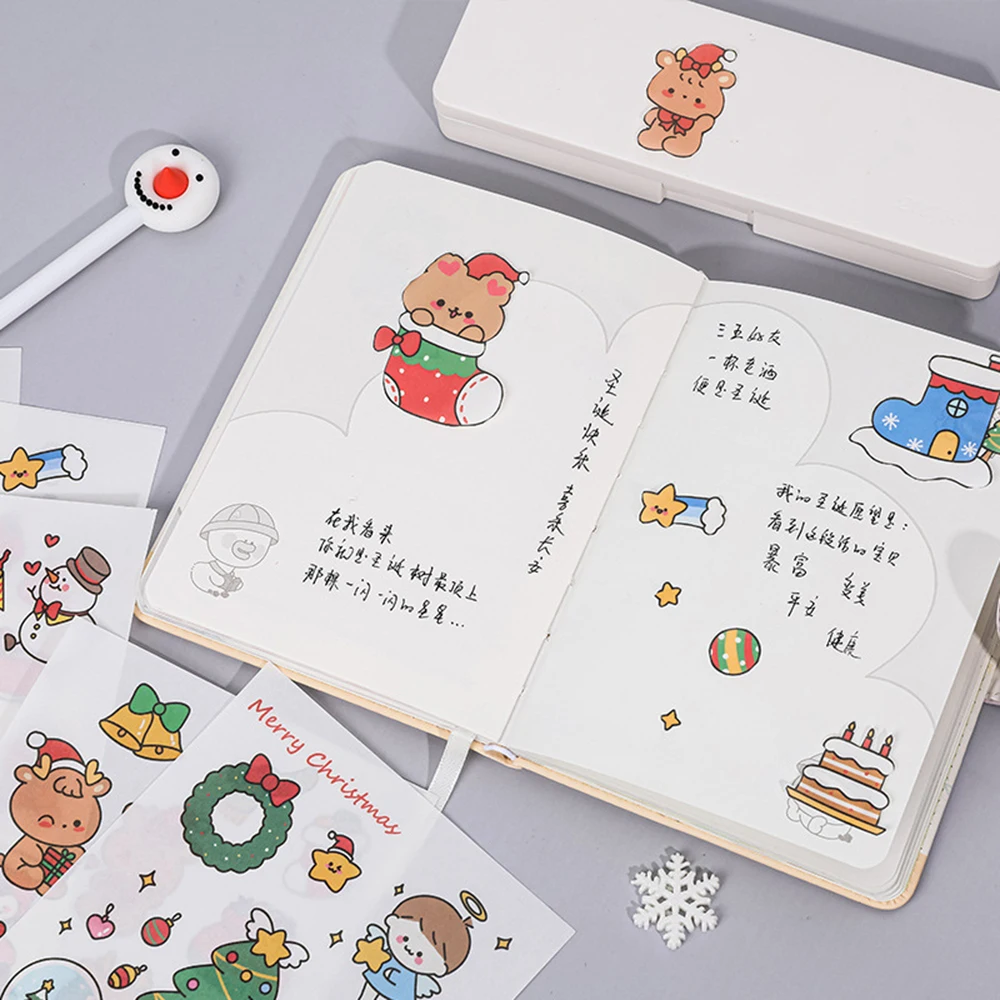 6 Sheet/Lot Merry Christmas Cute Santa Claus Decorative Stickers Scrapbooking Stick Label Diary Album Stationery Stickers
6 Sheet/Lot Merry Christmas Cute Santa Claus Decorative Stickers Scrapbooking Stick Label Diary Album Stationery Stickers