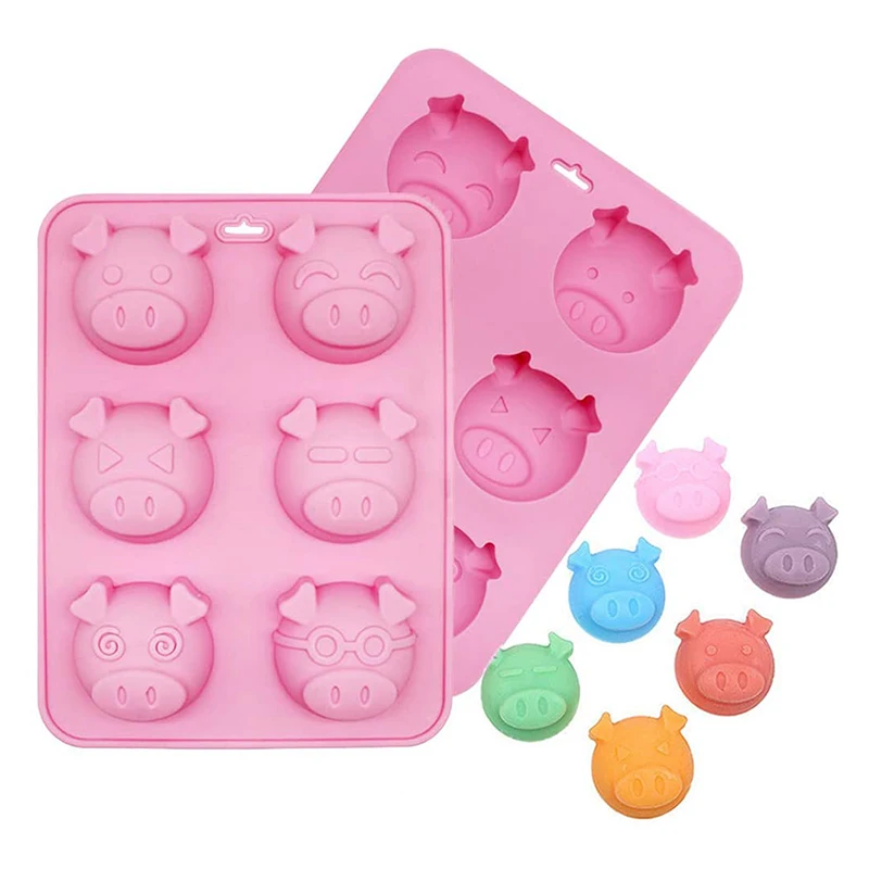 6 Holes Littles Pig Shape Cake Mould Pink Silicone Cute Chocolate Biscuits Candy Mold DIY Baking Tools Handmade Jewelry Making
6 Holes Littles Pig Shape Cake Mould Pink Silicone Cute Chocolate Biscuits Candy Mold DIY Baking Tools Handmade Jewelry Making