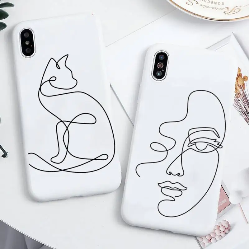 Art Line Phone Case For IPhone 12 Pro Max 6 6s 7 8 Plus XS XR 12mini Se 2020 Iphone 11 Pro Max Candy Case
Art Line Phone Case For IPhone 12 Pro Max 6 6s 7 8 Plus XS XR 12mini Se 2020 Iphone 11 Pro Max Candy Case