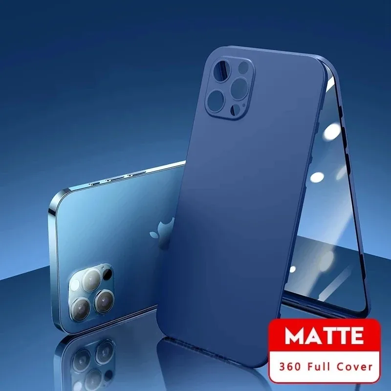 Front tempered glass + back cover for iPhone 11 12 13 Pro Max 360 full cover protection phone case for iPhone X XR Xs Max
Front tempered glass + back cover for iPhone 11 12 13 Pro Max 360 full cover protection phone case for iPhone X XR Xs Max