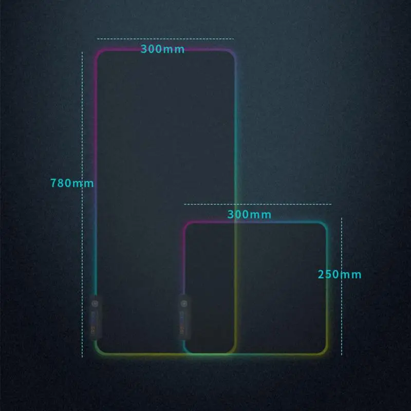 Super-large Light-emitting Keyboard Pad Side-locked Game Mouse Pad Thickened Seven-color RGB LED Lights Office Computer Tools
Super-large Light-emitting Keyboard Pad Side-locked Game Mouse Pad Thickened Seven-color RGB LED Lights Office Computer Tools