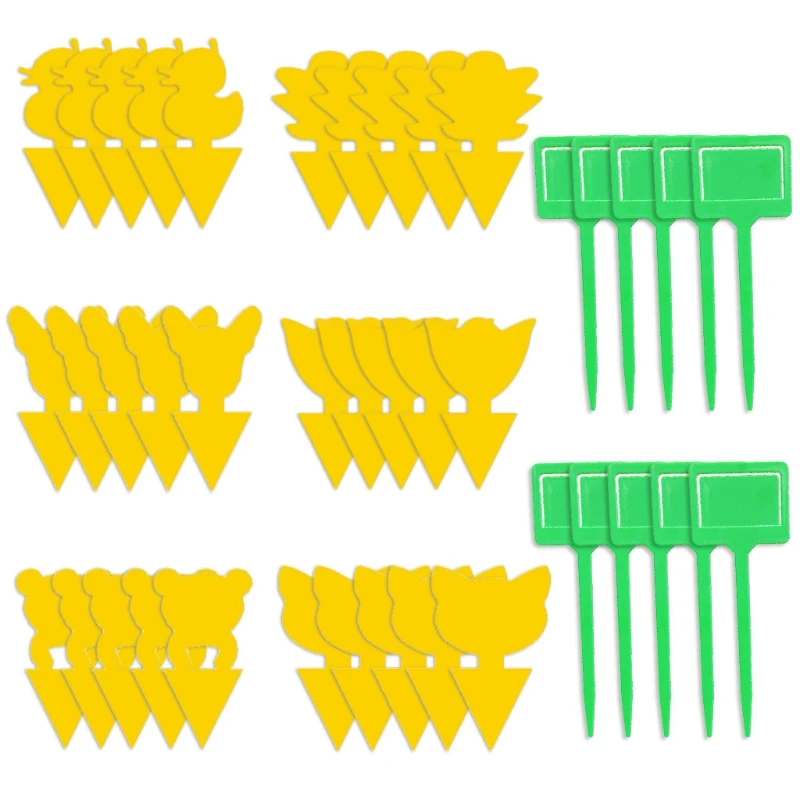 1set Flying Plant Insect Catcher Yellow Stickers Fly Catcher Fight Indoor Plants Potted Plants Waterproof Yellow Trap
1set Flying Plant Insect Catcher Yellow Stickers Fly Catcher Fight Indoor Plants Potted Plants Waterproof Yellow Trap