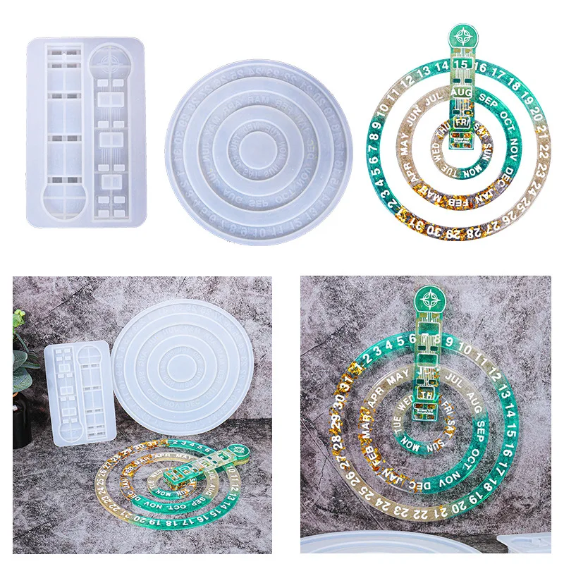DIY Jewelry Epoxy Mold Resin Calendar Decoration Silicone Mold Hot Selling Candle Handmade Creative Handmade Jewelry
DIY Jewelry Epoxy Mold Resin Calendar Decoration Silicone Mold Hot Selling Candle Handmade Creative Handmade Jewelry