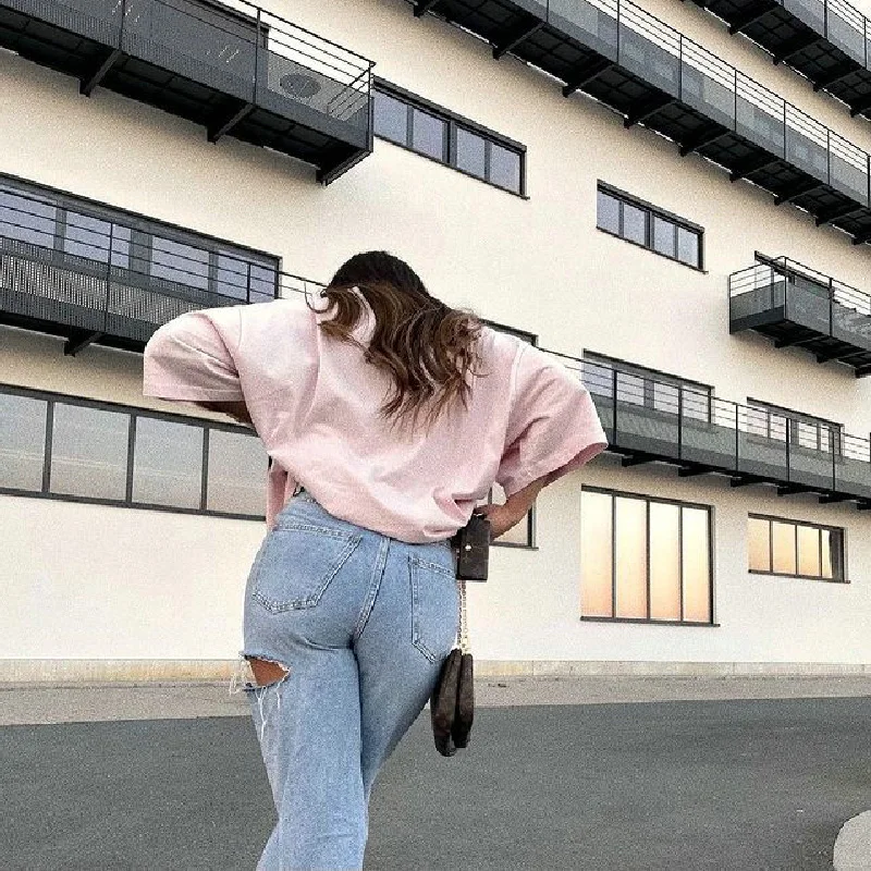 Women's 2021 New Summer Fashion Ripped Hole Wash Straight Trousers Jeans Summer Baggy Jean Pants
Women's 2021 New Summer Fashion Ripped Hole Wash Straight Trousers Jeans Summer Baggy Jean Pants