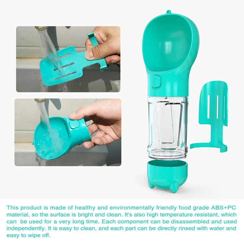 Portable Pet Dog Water Bottle Feeder Bowl Pets Outdoor Travel Drinking Dog Bowls Water Bowl With Poop Shovel Plastic Bags
Portable Pet Dog Water Bottle Feeder Bowl Pets Outdoor Travel Drinking Dog Bowls Water Bowl With Poop Shovel Plastic Bags