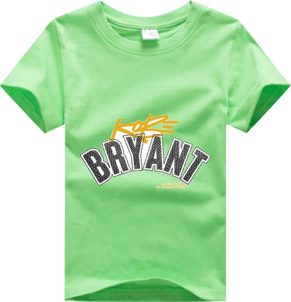Unisex Summer New T-shirt Fashion Girls Tshirts Boy Round Neck Kids Tshirt bryant Print Children Cotton Short Sleeves
Unisex Summer New T-shirt Fashion Girls Tshirts Boy Round Neck Kids Tshirt bryant Print Children Cotton Short Sleeves