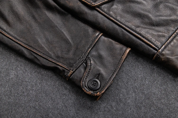 2021 New Factory Men Vintage Black Cow Fashion Back Skull print Cowhide Leather Jacket Riding Biker Jackets 
2021 New Factory Men Vintage Black Cow Fashion Back Skull print Cowhide Leather Jacket Riding Biker Jackets