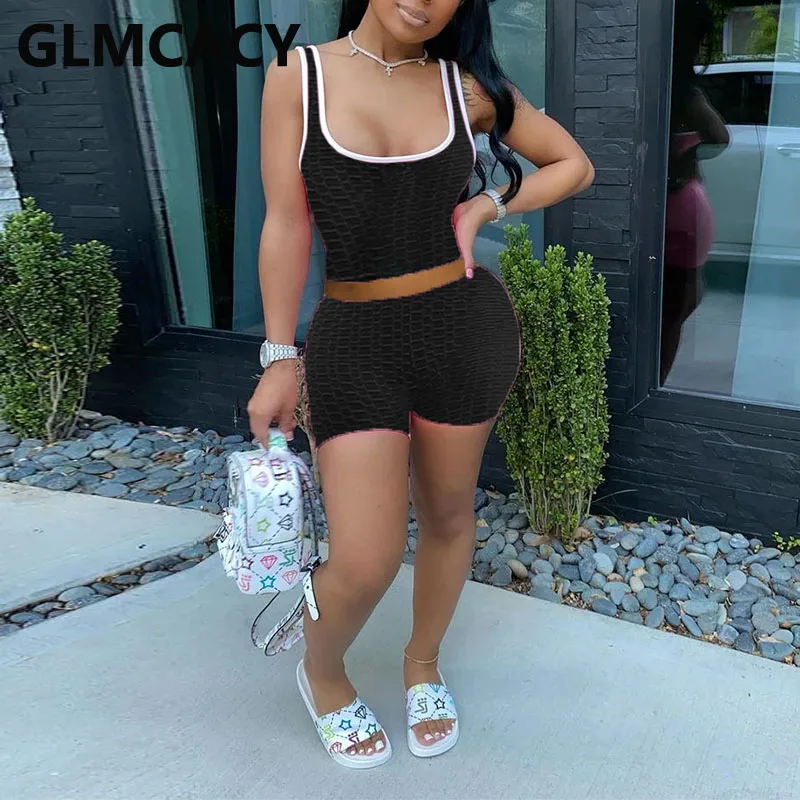 Women 2 Pieces Sets Sleeveless Top & Bodycon Shorts Casual Comfort Jogger Suits
Women 2 Pieces Sets Sleeveless Top & Bodycon Shorts Casual Comfort Jogger Suits