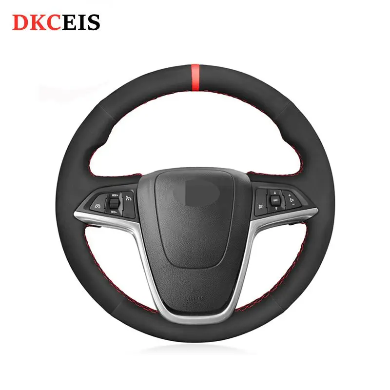 Hand stitch Black Suede Steering Wheel Cover For Opel Mokka Cascada 2012-2019 Insignia 2008-2013 Meriva (B) Ampera 2010-2017 
Hand stitch Black Suede Steering Wheel Cover For Opel Mokka Cascada 2012-2019 Insignia 2008-2013 Meriva (B) Ampera 2010-2017