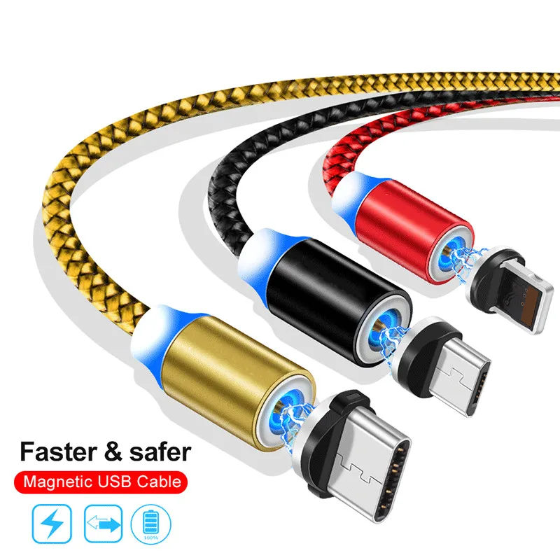 Фото Магнитный usb кабель для быстрой зарядки USB Type C магнитное зарядное устройство(Aliexpress на русском)