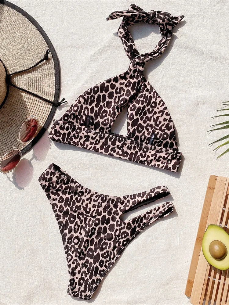 Asymmetric Cut Out Leopard Printing Bikini Female Swimsuit Women Swimwear Two-Pieces Bikini Set Bather Bathing Suit Swim Ladies
Asymmetric Cut Out Leopard Printing Bikini Female Swimsuit Women Swimwear Two-Pieces Bikini Set Bather Bathing Suit Swim Ladies