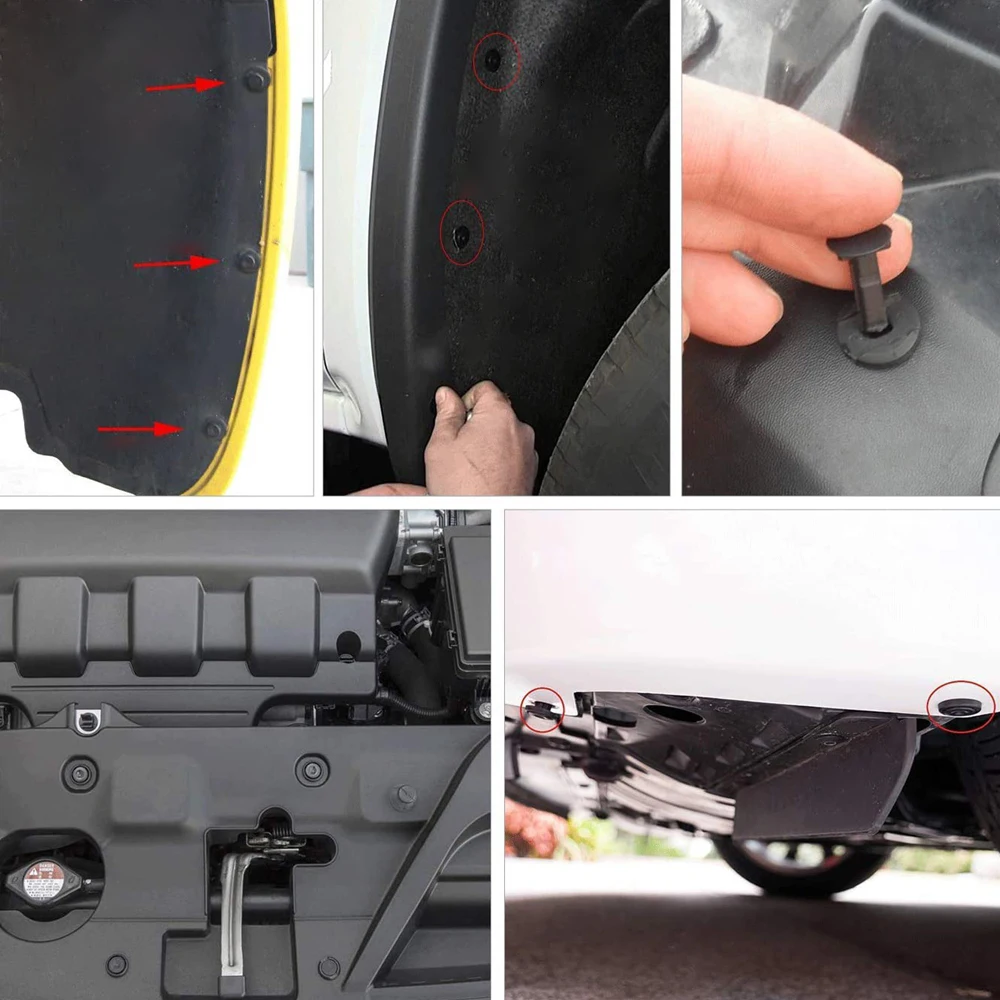 Пластиковые заклепки зажимы автомобильного крыла для кузова автомобиля зажим