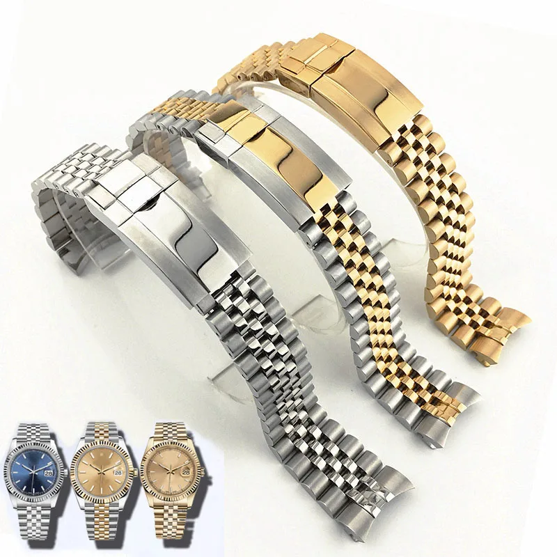 20mm Watches Accessories Stainless Steel Strap for Rolex Watch Band Daytona for Water Ghost Submariner Jubilee Strap
20mm Watches Accessories Stainless Steel Strap for Rolex Watch Band Daytona for Water Ghost Submariner Jubilee Strap