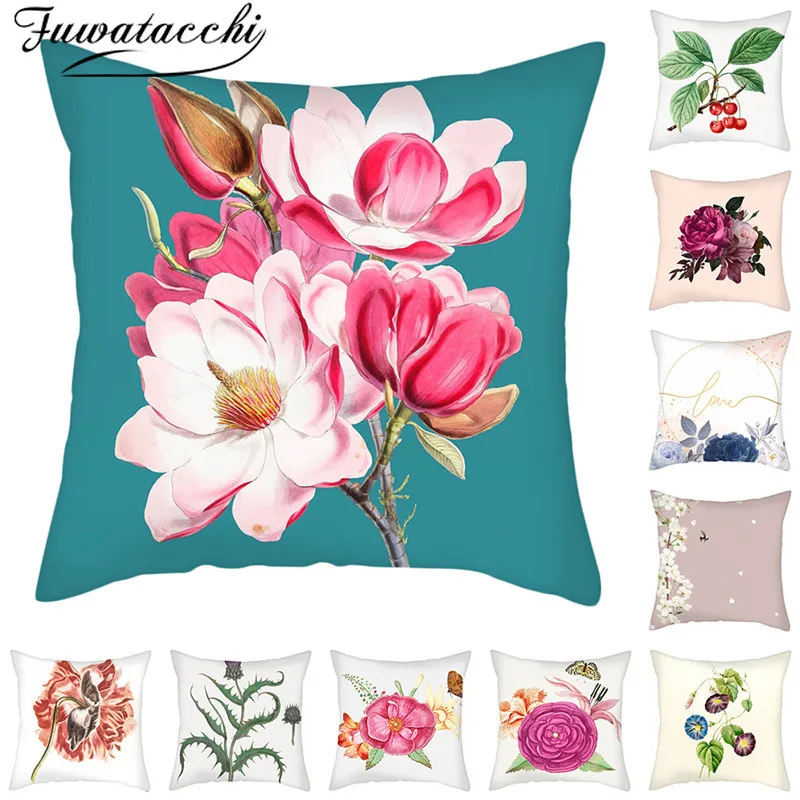 Fuwatacchi Colorful Flowers Pillow Covers Merry Christmas Decor Cushion Cover for Home Sofa Decorative Rose Pillowcases 45*45cm
Fuwatacchi Colorful Flowers Pillow Covers Merry Christmas Decor Cushion Cover for Home Sofa Decorative Rose Pillowcases 45*45cm